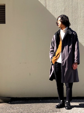 「アイテム（その他アウター）」を使った、Kaiさん（メンズ・182cm・20代）の冬コーディネート