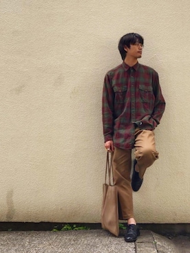 Kaiさん（メンズ・182cm）の春コーディネート