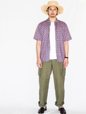 「アロハシャツ」｜Kaiさん（メンズ・182cm）の夏コーディネート