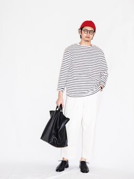 「JOURNAL STANDARD（ジャーナルスタンダード）のアイテム（帽子）」を使った、Kaiさん（メンズ・182cm）の夏コーディネート
