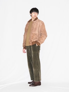「アイテム（ブルゾン）」を使った、Kaiさん（メンズ・182cm・30代）の冬コーディネート