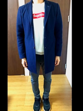 「ユナイテッドアローズ」｜「アイテム（アナログ腕時計）」を使った、kazuki（카즈키）さん（メンズ・170cm）の冬コーディネート