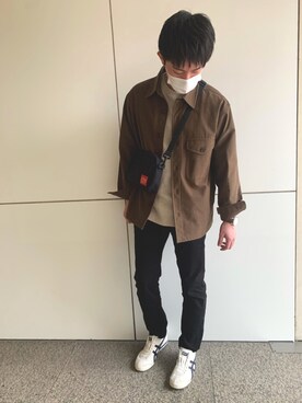 スリッポンを使った 黒スキニー のメンズ人気ファッションコーディネート Wear