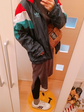 「アイテム（ブルゾン）」を使った、chao..さん（レディース・157cm・30代）の秋コーディネート