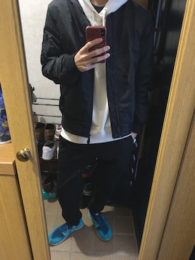 ユニクロ戦士うぃずさん（メンズ・183cm）の冬コーディネート