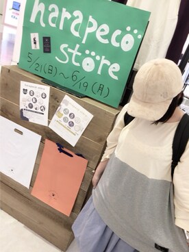 「はらぺこ商店」｜まやさんさん（レディース・151cm）の春コーディネート