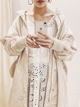 Ungrid アングリッド の コットンレースフレアワンピース ワンピース Wear