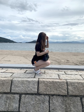 「海コーデ、ショーパン」｜mさん（レディース・147cm）の秋コーディネート