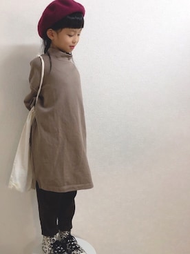 「Aesop（イソップ）のアイテム」を使った、riitaroさん（キッズ・120cm）の秋コーディネート