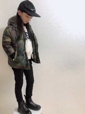riitaroさん（キッズ・120cm）の冬コーディネート