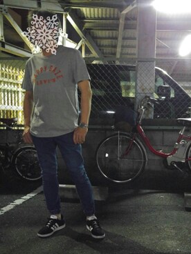 「21MEN（トゥエンティーワンメン）のアイテム」を使った、monntaさん（メンズ・168cm）の春コーディネート