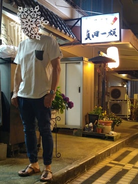 「Betula（ベチュラ）のアイテム」を使った、monntaさん（メンズ・168cm）の夏コーディネート