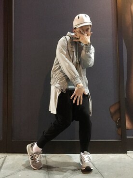 「plain-me（プレインミー）のアイテム（ブルゾン）」を使った、Nineさん（メンズ・175cm）の秋コーディネート