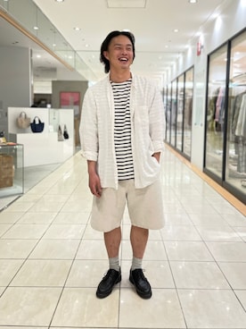 「VETRA（ベトラ）のアイテム」を使った、TAGUCHIさん（メンズ・177cm）の夏コーディネート