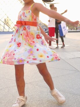 「UNKNOWN.（アンノウン）のアイテム（ワンピース/ドレス）」を使った、MOCCIさん（キッズ・120cm）の秋コーディネート