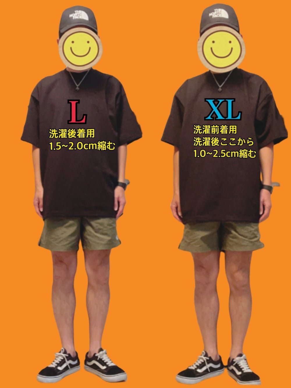 「夏コーデ、ノースフェイス、THE NORTH FACE、PROCLUB、プロクラブ、Tシャツ、ショートパンツ、VANS、キャップ、ビッグシルエット」｜「THE NORTH FACEのザ ノース フェイス THE NORTH FACE TNF Logo Cap NN02044 ロゴキャップ（キャップ、ブラック系）」を使った、ワン🐶太郎 さん（メンズ・170cm）の春コーディネートの1枚目の写真