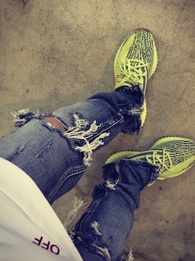 「OFF-WHITE」｜「アイテム（その他トップス）」を使った、 Rikuさん（メンズ・160cm）の春コーディネート
