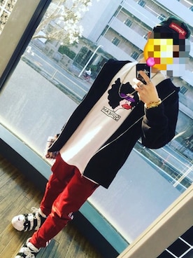 「ストリート系」｜「アイテム（アナログ腕時計）」を使った、 Rikuさん（メンズ・162cm）の春コーディネート