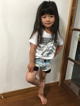 「BOO HOMES（ブー オム）のアイテム」を使った、御坊茶魔美さん（キッズ・90cm）の春コーディネート