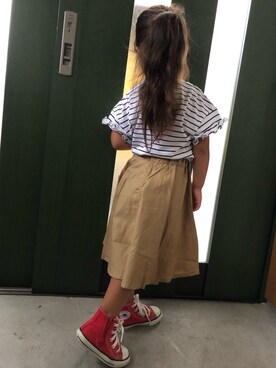御坊茶魔美さん(キッズ・100cm)の夏コーディネート