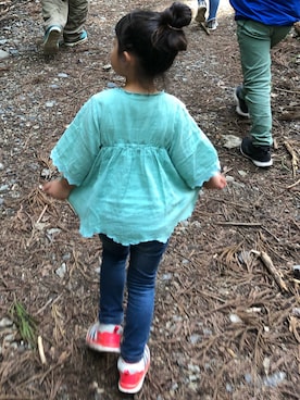 「BOO HOMES（ブー オム）のアイテム」を使った、御坊茶魔美さん（キッズ・100cm）の夏コーディネート