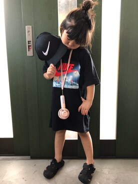 御坊茶魔美 is wearing NIKE "ナイキ スポーツウェア ジュニア (ボーイズ) Tシャツ / NIKE"