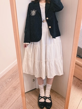 「アイテム（フォーマルスーツ/小物）」を使った、MI CHANさん（レディース・165cm・20代）の春コーディネート