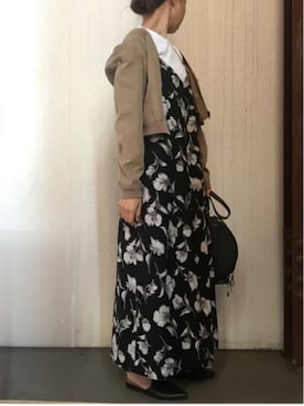 「アキコーデ」｜「アイテム（MA-1）」を使った、msさん（レディース・164cm）の秋コーディネート
