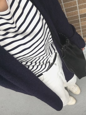 「PAR ICI（パーリッシィ）のアイテム（バッグ）」を使った、ななさん（レディース・154cm）の秋コーディネート