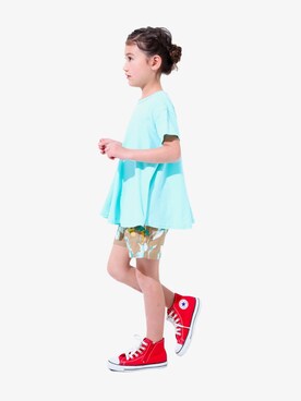 「highking（ハイキング）のアイテム（パンツ）」を使った、1208さん（キッズ・122cm）の春コーディネート