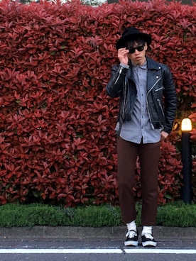 「JAXON（ジャクソン）のアイテム」を使った、Kotaro Hatano@休止中さん（メンズ・174cm）の春コーディネート