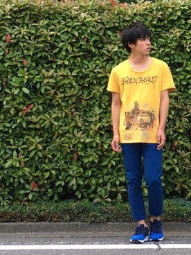 「ハイテクスニーカー」｜Kotaro Hatano@休止中さん（メンズ・174cm・10代）の夏コーディネート