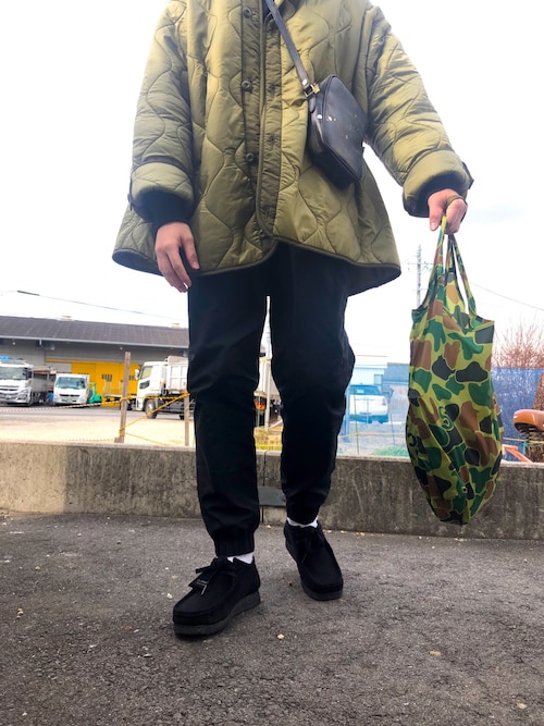 たい Clarksのモカシン デッキシューズを使ったコーディネート Wear