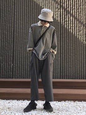 「ADER error」｜「アイテム（キャップ）」を使った、ke_tsuさん（メンズ・176cm）の春コーディネート