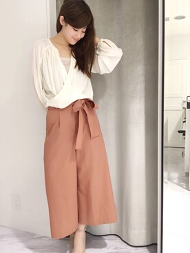 「アイテム（パンプス）」を使った、yu-riさん（レディース・166cm）の冬コーディネート