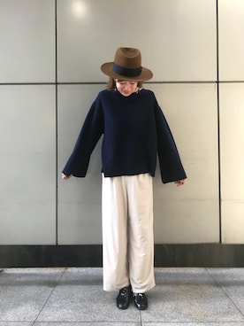 「シンプルおしゃれが好き」｜nanakoさん（レディース・170cm）の秋コーディネート