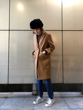 「Johnbull Private labo（ジョンブルプライベートラボ）のアイテム（スウェット）」を使った、nanakoさん（レディース・170cm）の秋コーディネート