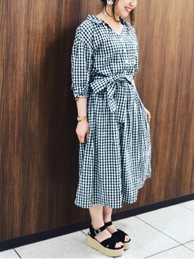 「黒が好き」｜Yukoさん（レディース・154cm）の春コーディネート
