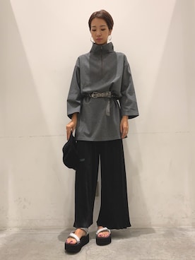 「teva」｜「アイテム（キャップ）」を使った、kayaさん（レディース・160cm）の夏コーディネート