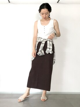 ヤコさん（レディース・163cm）の夏コーディネート