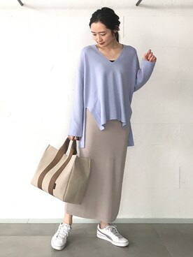 「ヴィオラドーロ」｜ヤコさん（レディース・163cm）の冬コーディネート