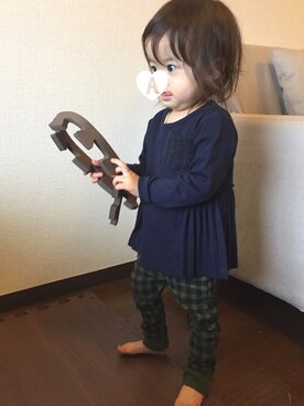 ★app@chi★さん（キッズ・80cm）の冬コーディネート