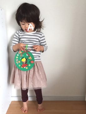「2歳5ヶ月」｜「アイテム（ジャケット/アウター）」を使った、★app@chi★さん（キッズ・90cm）の冬コーディネート