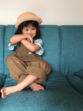 「アイテム（ラッピングキット、グリーン系）」を使った、★app@chi★さん（キッズ・92cm）の夏コーディネート