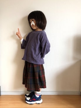 「2019秋チェッカーず」｜★app@chi★さん（キッズ・100cm）の秋コーディネート
