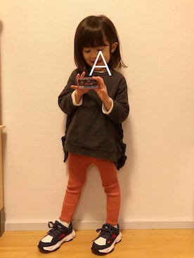 ★app@chi★さん（キッズ・100cm）の冬コーディネート