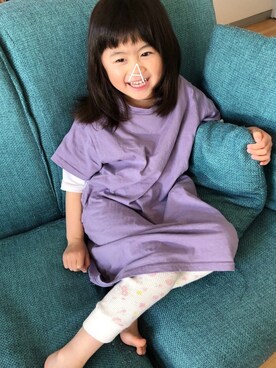 「ワッフル」｜「アイテム（ラッピングキット）」を使った、★app@chi★さん（キッズ・100cm）の春コーディネート