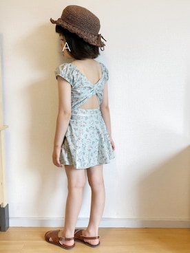 「handmade」｜「アイテム（サンダル）」を使った、★app@chi★さん（キッズ・100cm）の夏コーディネート