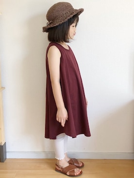 「handmade」｜「アイテム（ラッピングキット）」を使った、★app@chi★さん（キッズ・100cm）の夏コーディネート