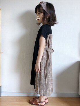 「handmade」｜「アイテム（サンダル）」を使った、★app@chi★さん（キッズ・100cm）の夏コーディネート